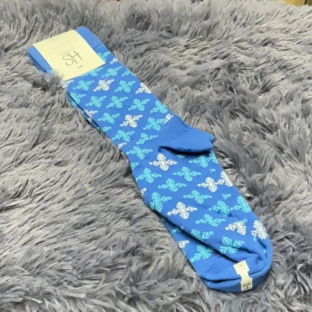 Sock Happy Snowflake Men's Socks - New